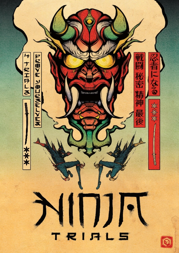 Ninja Trials promotional poster.