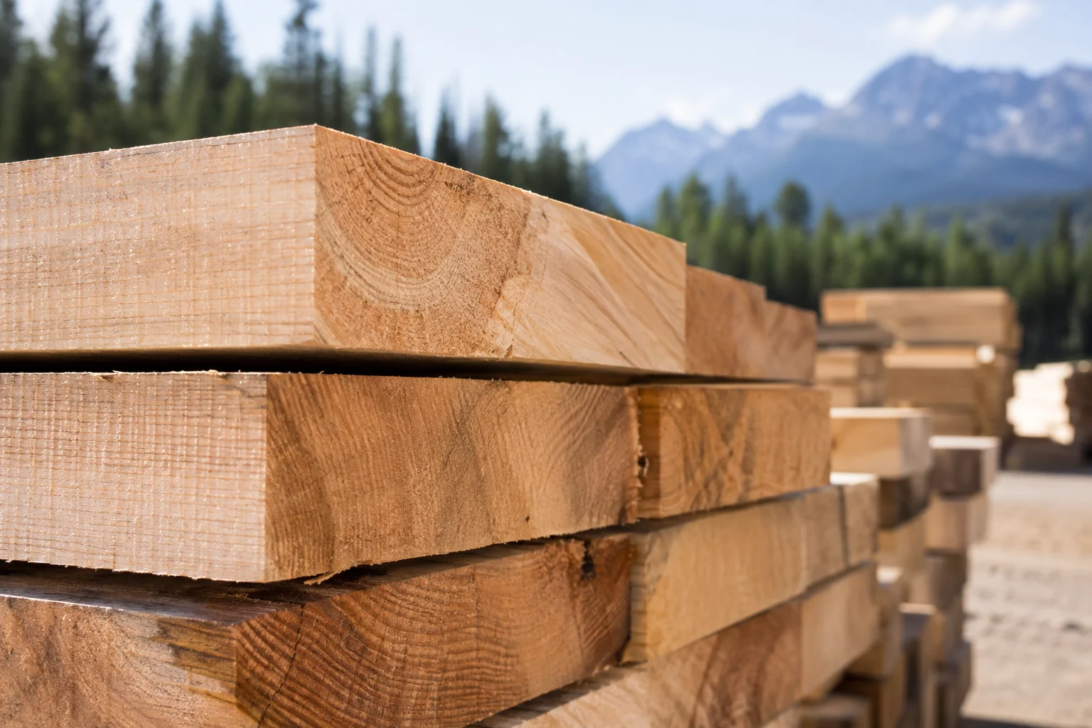 Conceptual supporting illustration for Timber products