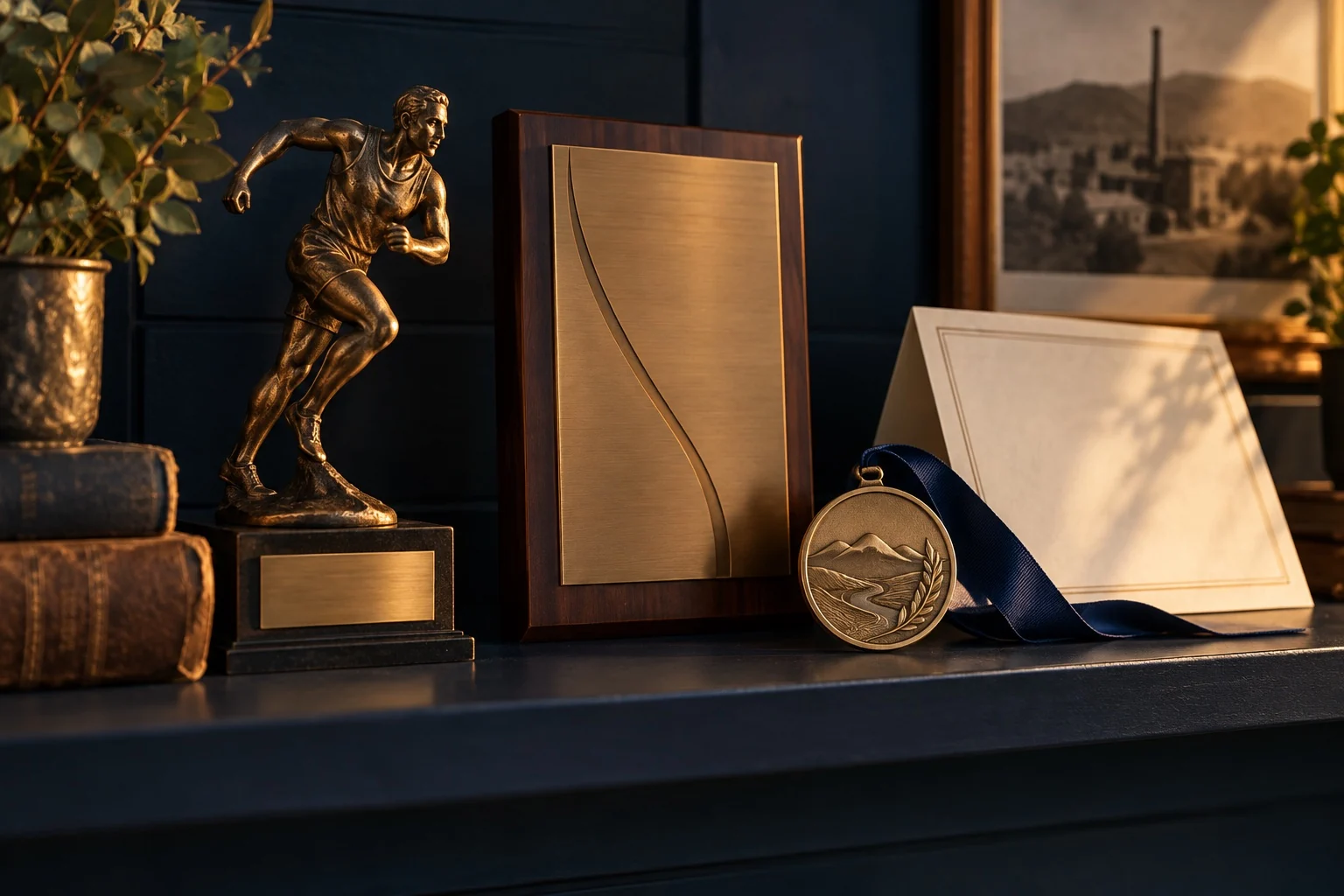 Illustrative gathering celebrating regional creativity, sport and achievement